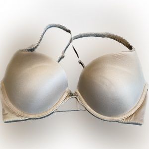 Victoria’s Secret Push-Up Bra, 34D, Nude/Beige
